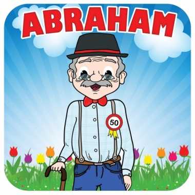 75x bierviltjes abraham