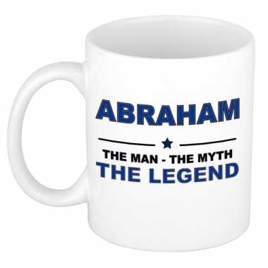 Abraham the man, the myth the legend cadeau koffie mok / thee beker 3