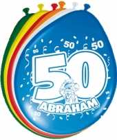 32x ballonnen versiering 50 jaar abraham thema