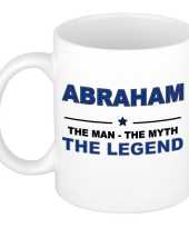 Abraham the man the myth the legend cadeau koffie mok thee beker 300 ml