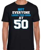 Not everyone looks this good at 50 verjaardag cadeau t shirt zwart voor heren